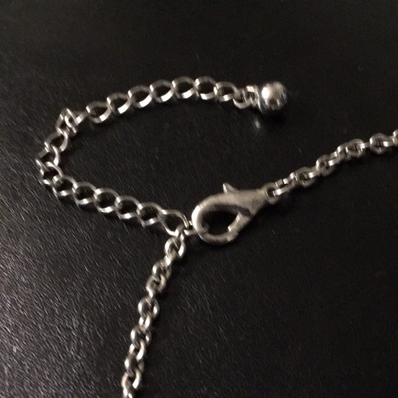 Silver Tone Butterfly Chain Necklace - Picture 4 of 4